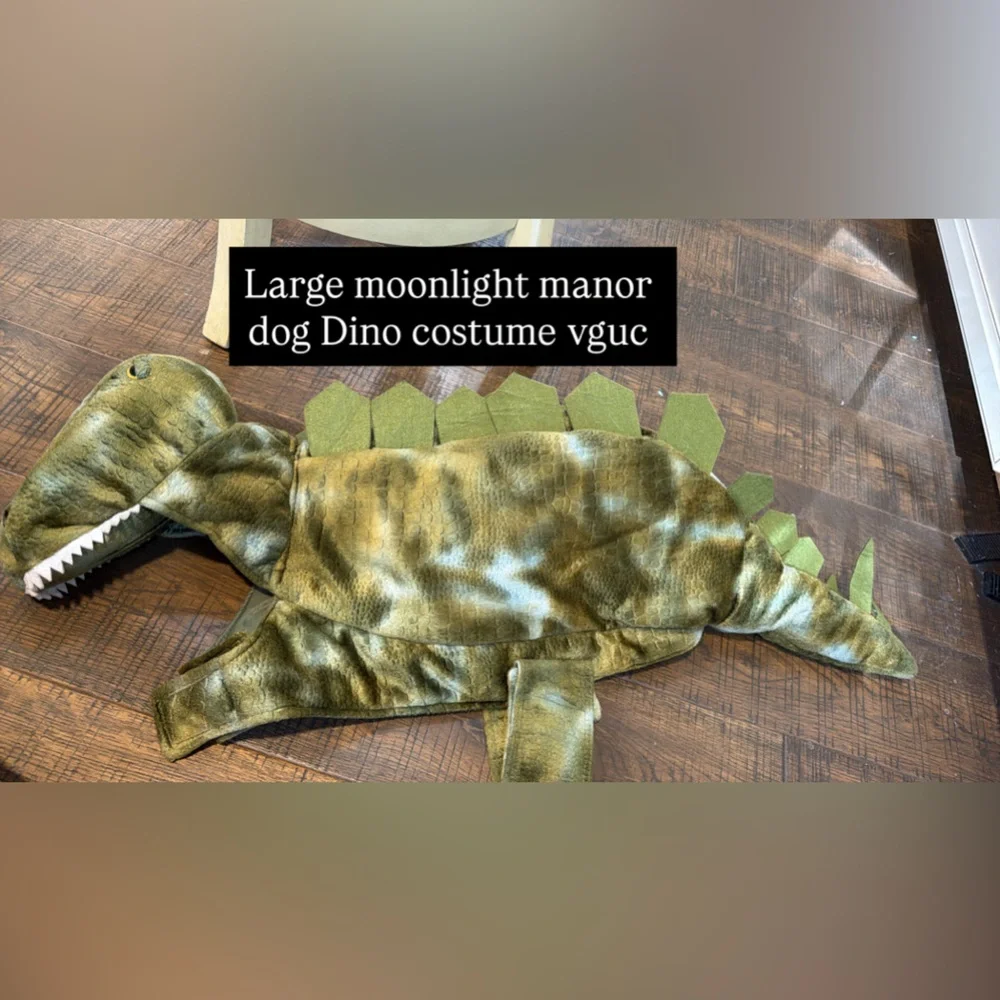 Moonlight manor dogs stegosaurus costume